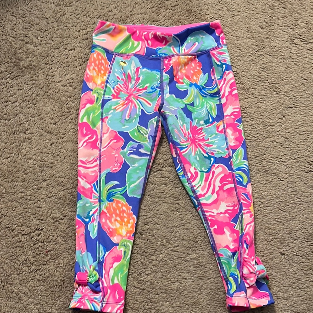 Like new girls Lilly Pulitzer Luxletic leggings